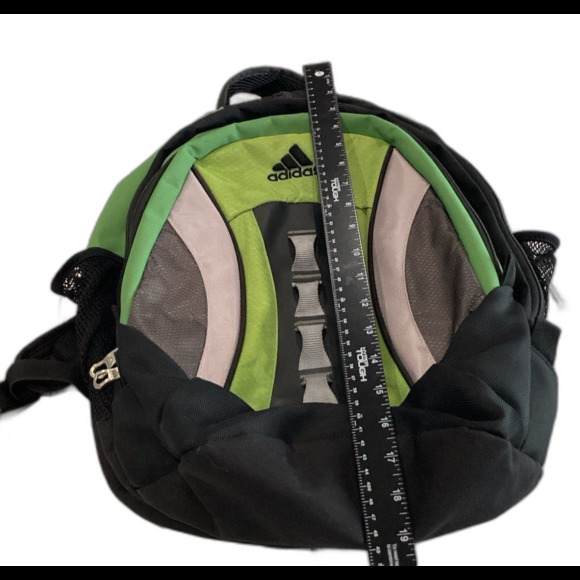 Adidas Backpack Schoolbag Large 4 Zippered Compartment 2 Water Bottle Holders - Picture 5 of 5